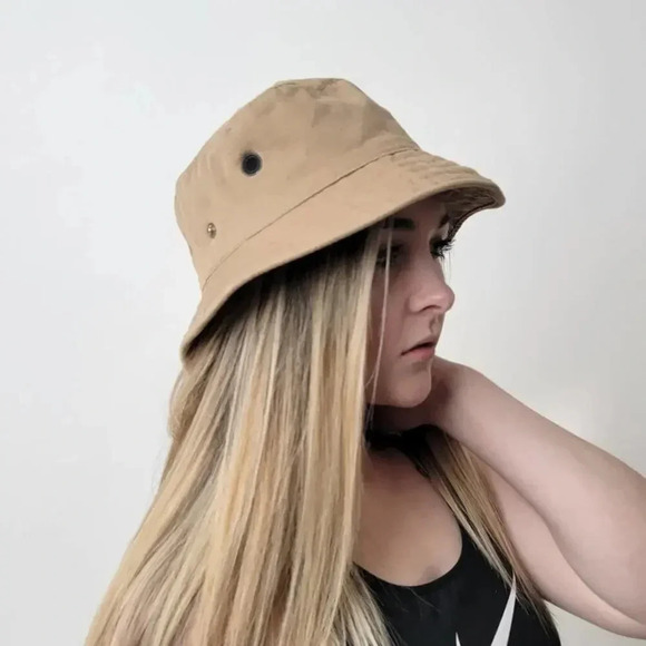 Khaki Bucket Gorpcore Fishing Hat - Picture 3 of 6